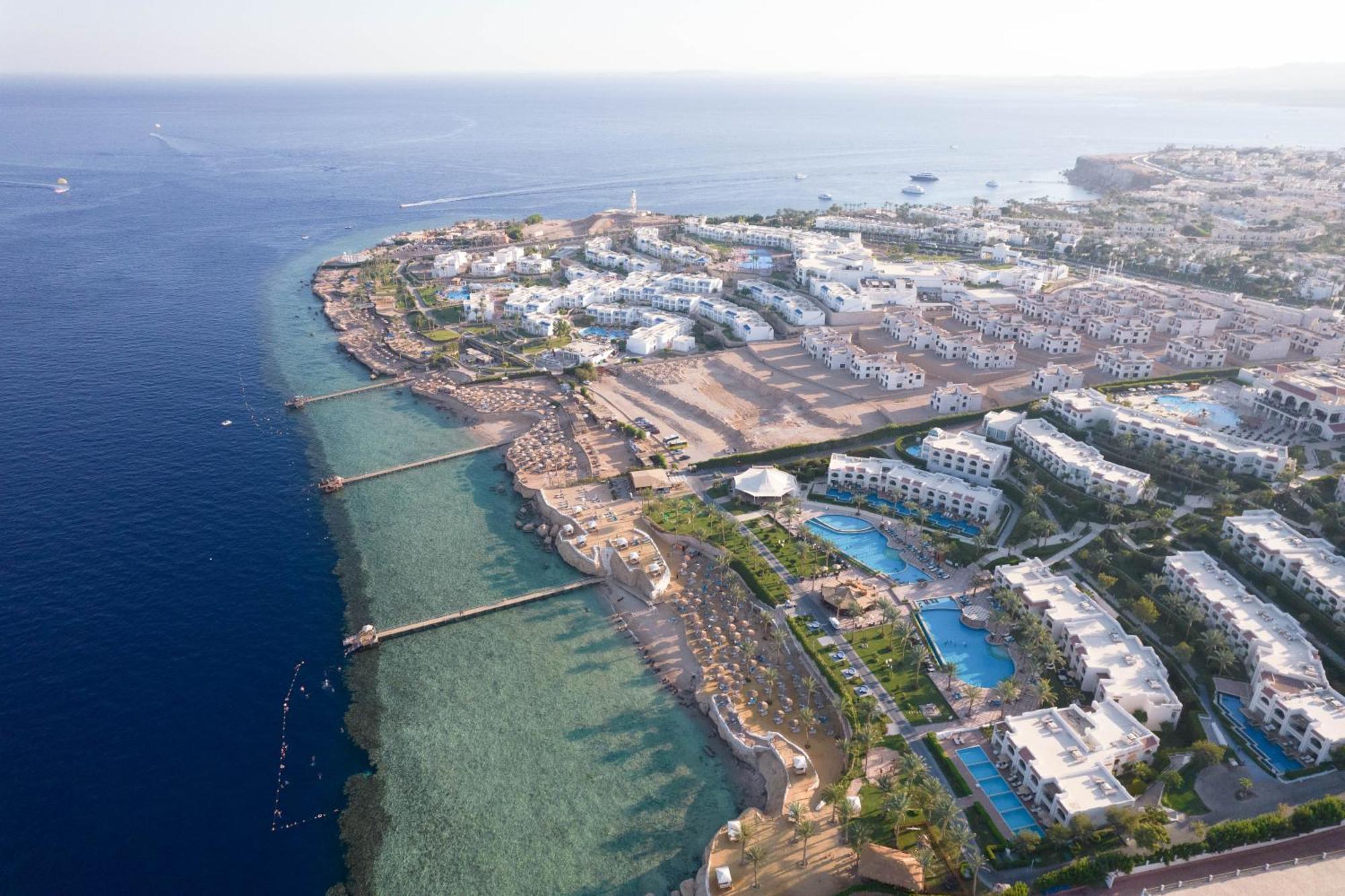 Safir Sharm Waterfalls Resort Exterior foto Aerial view of El Alamein